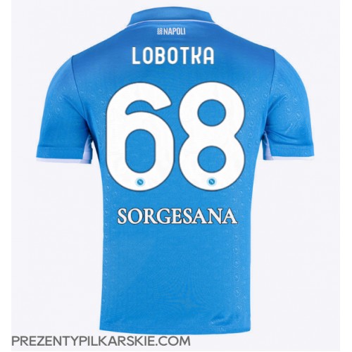 Stroje piłkarskie SSC Napoli Stanislav Lobotka #68 Koszulka Podstawowej 2024-25 Krótki Rękaw